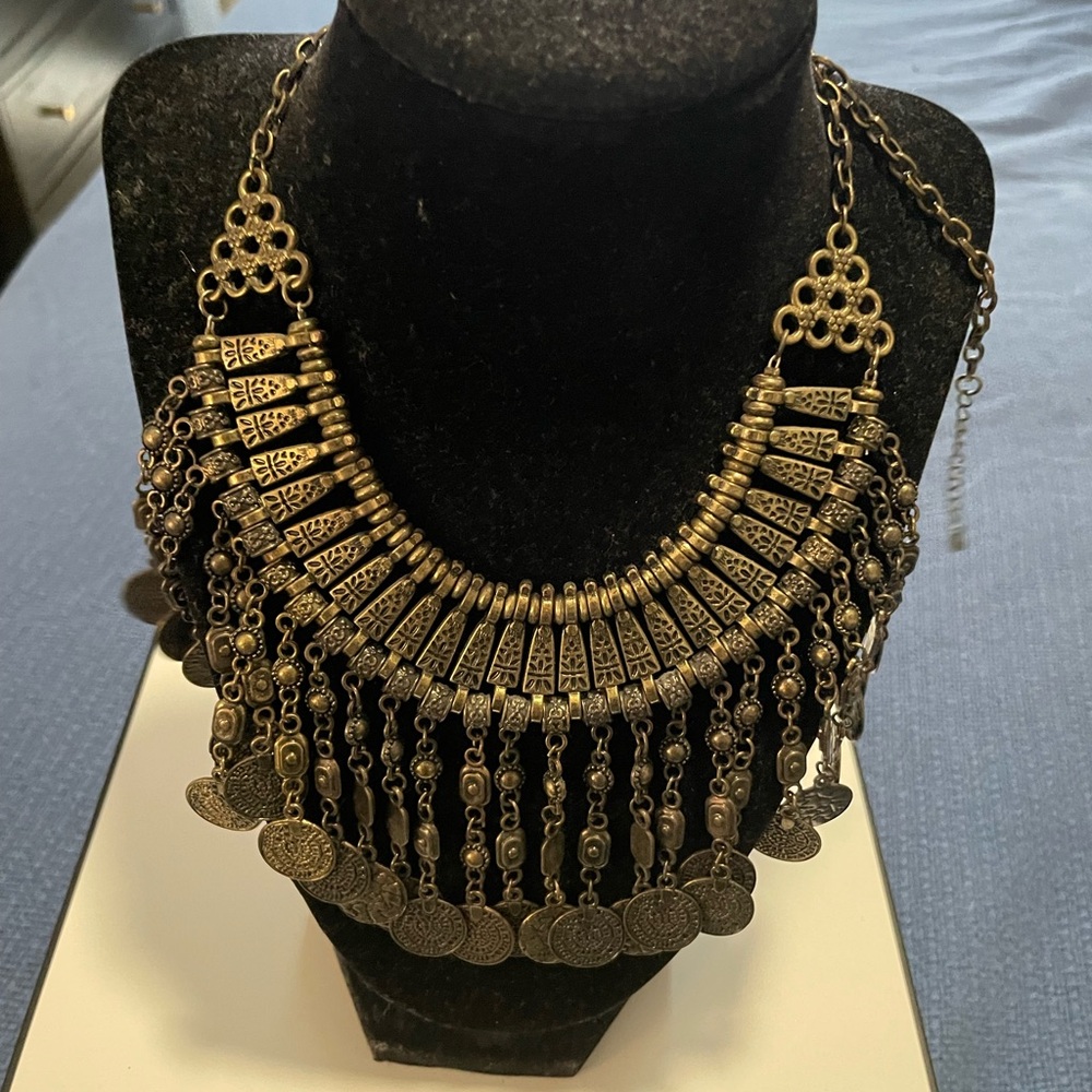 Brass Coin necklace